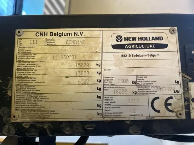Occasion New Holland CX5090 à ANTIGNY chez Groupe OUVRARD