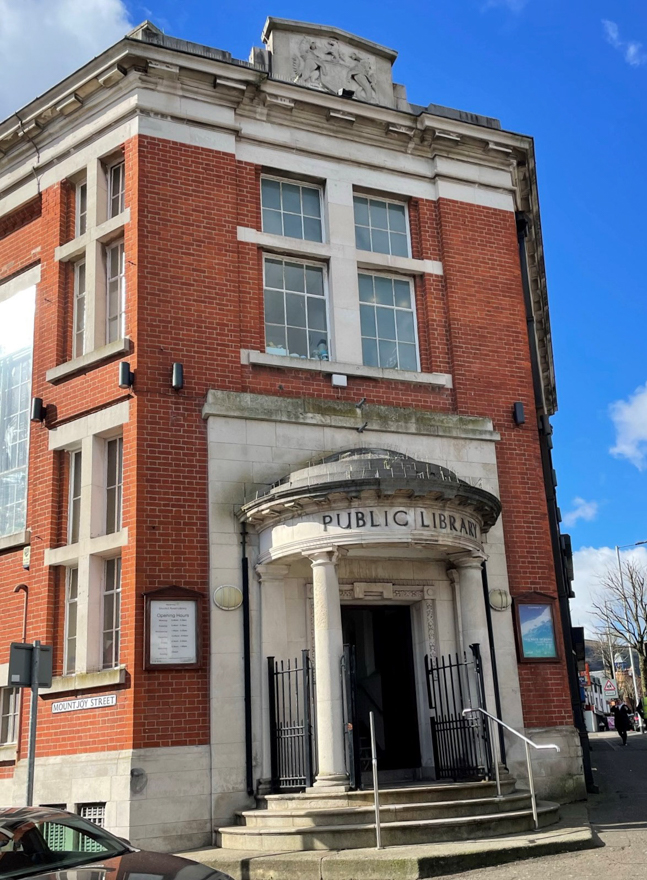 Carnegie Library, Shankill Road Stone Database NI