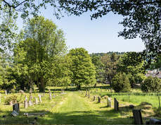 Rectory Lane Cemetery in Spring