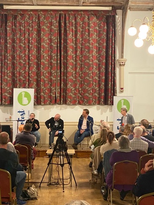 Panel discussion: Erica McAllster,Robin Ince,Chris Lintottt