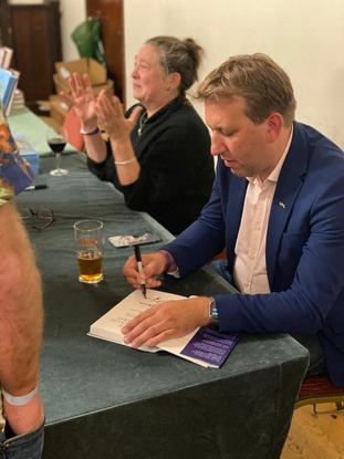 Book signings: Erica McAlister and Chris Lintott