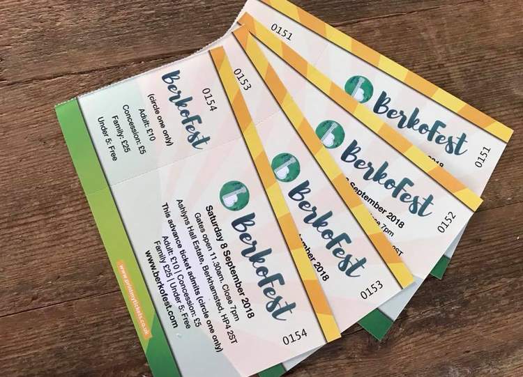 Tickets on sale in local shops