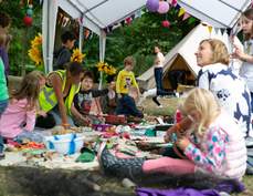 Busy little bees in the new Create Zone