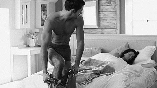 Image result for man sneaking out of one night stand