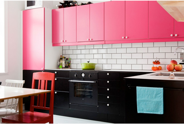 pretty in pink 17 pink kitchens that will make you want to