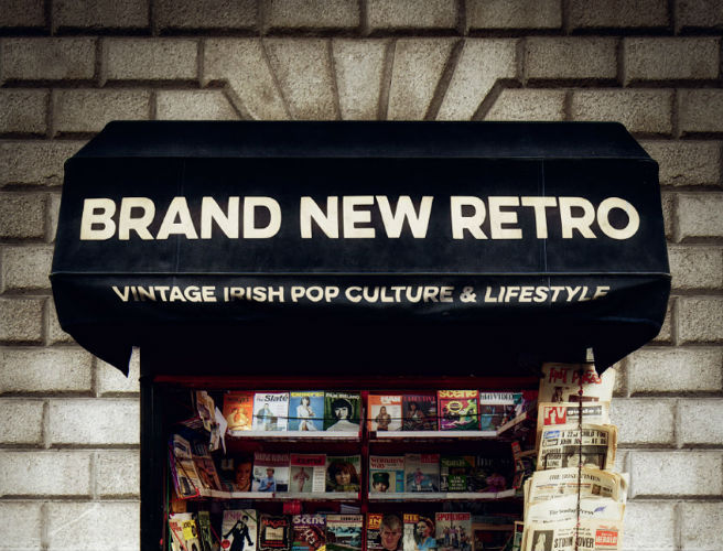 Brand New Retro author on Irish vintage pop culture episode artwork