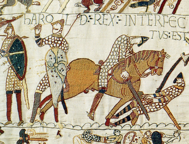 1066, when England fell to the French