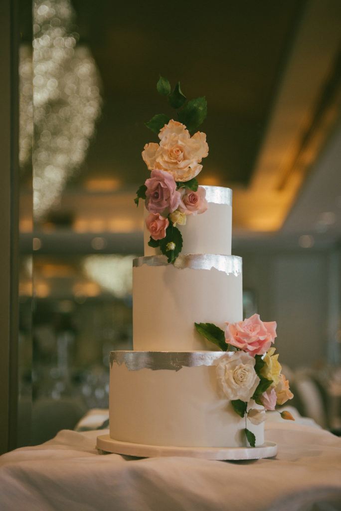 Ali and Ronan at Carton House. Wedding Cake.