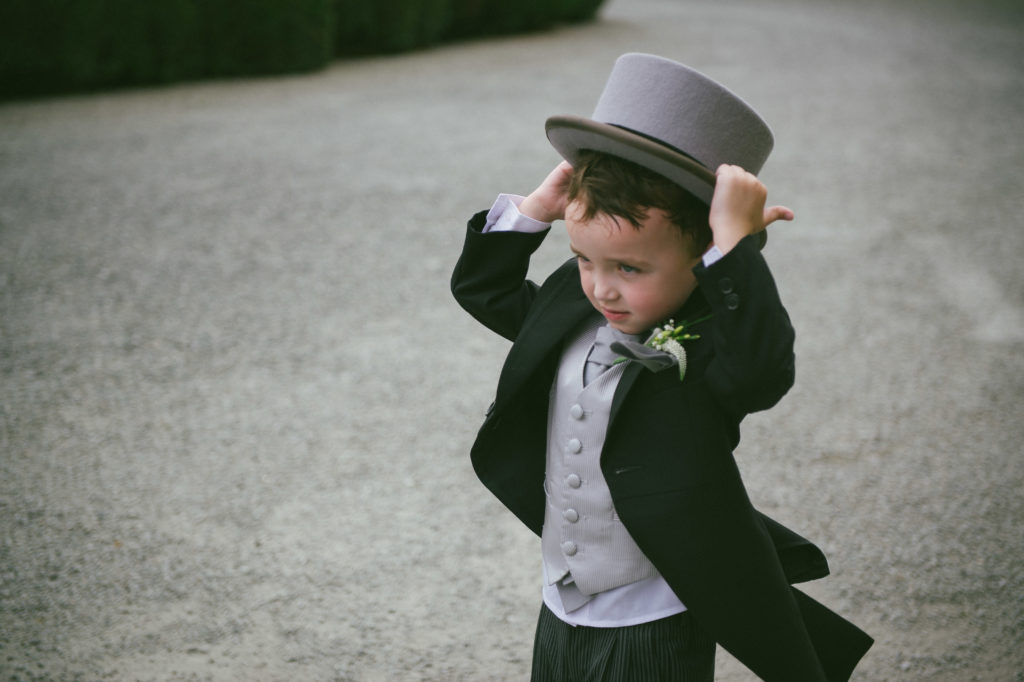 Ali and Ronan at Carton House. Pageboy.