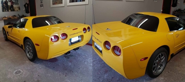 Corvette FRC med solfilm