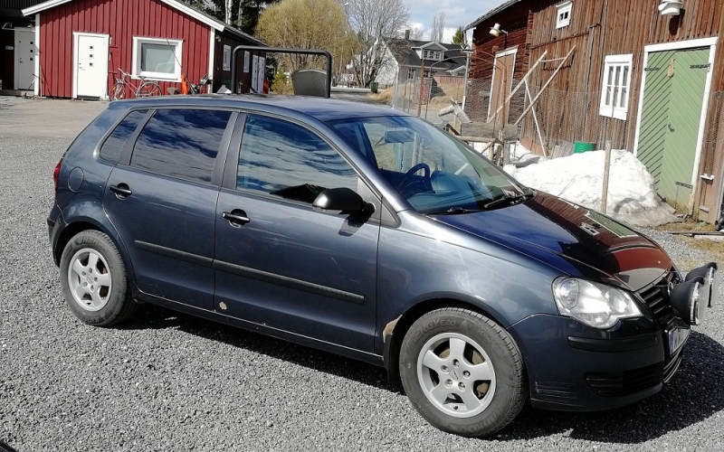 VW Polo med solfilm