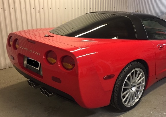Corvette C5 med tonad bakruta