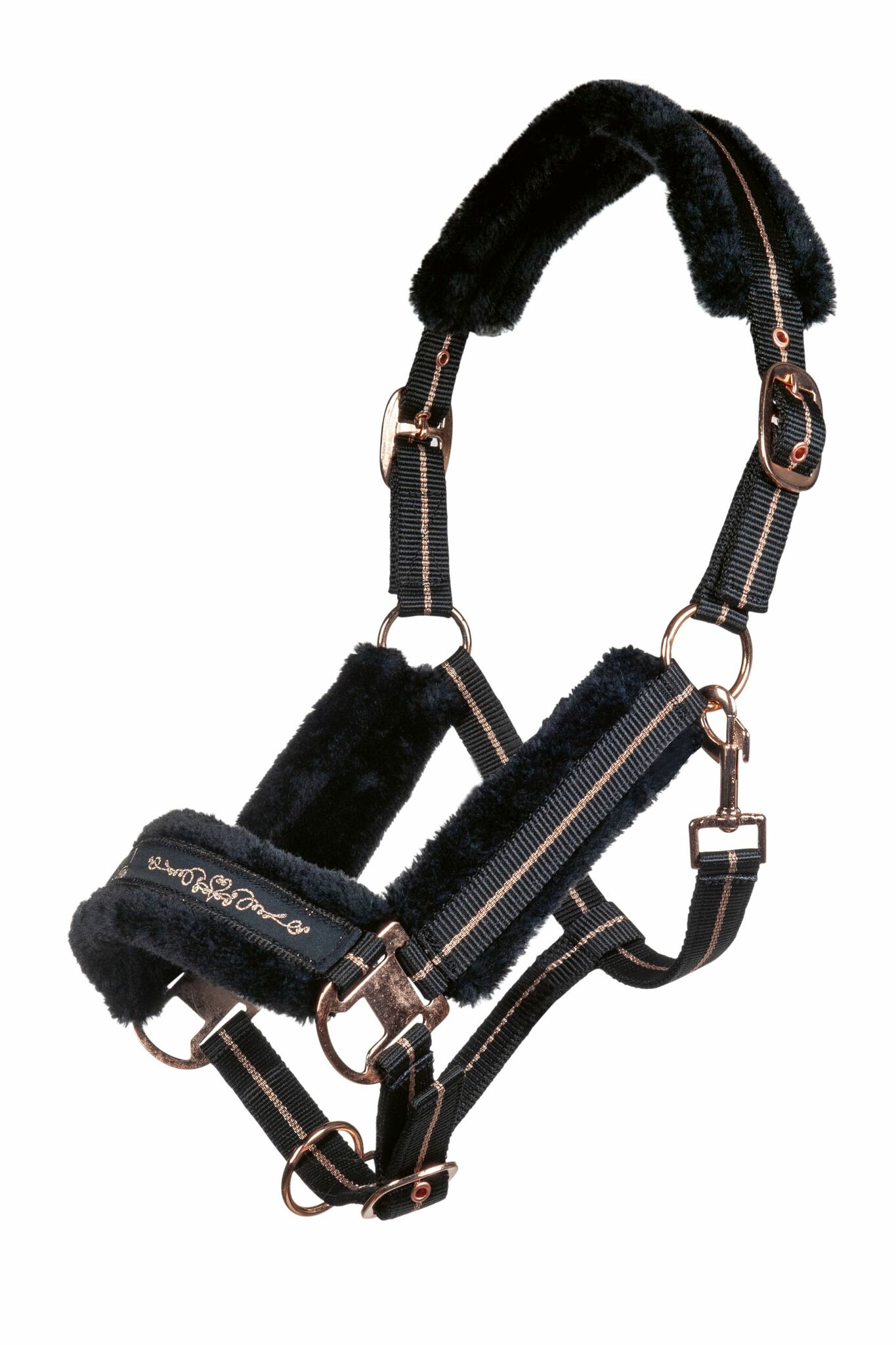 Nylongrimma, ponny-full, HKM Rosegold