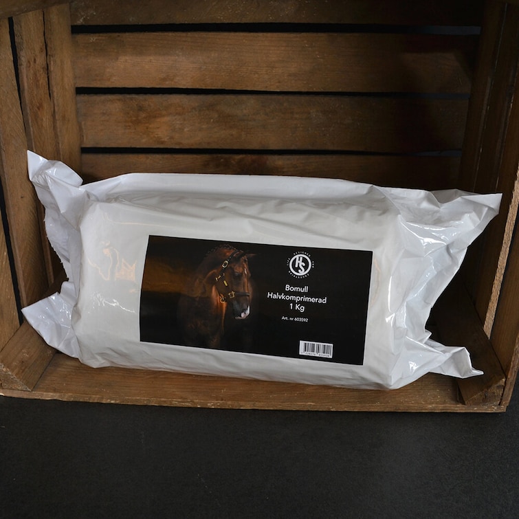 Bomull halvkomprimerad, 1 kg, Hansbo Sport bild 2