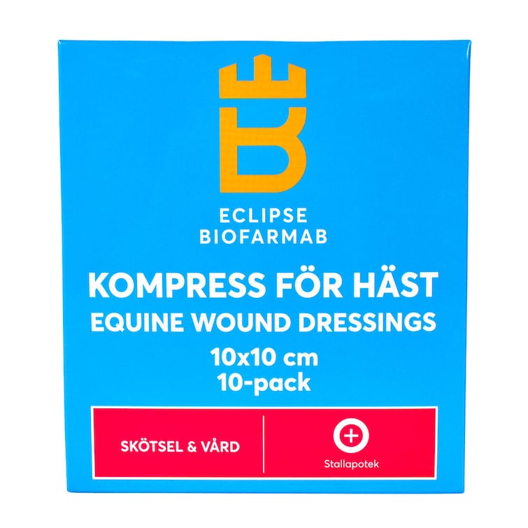 Kompresser, 10x10 cm, Eclipse Biofarmab