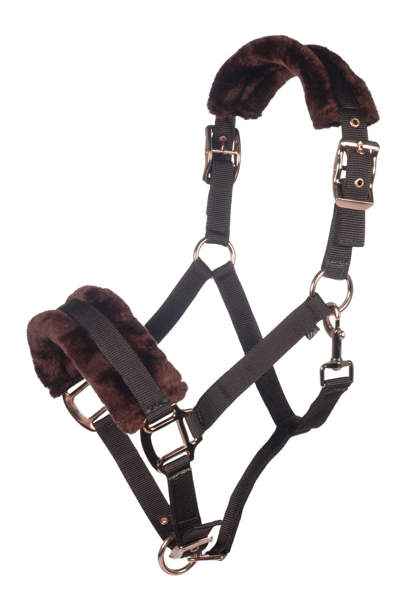 Nylongrimma, ponny-full, HKM Rosegold Glamour bild 5