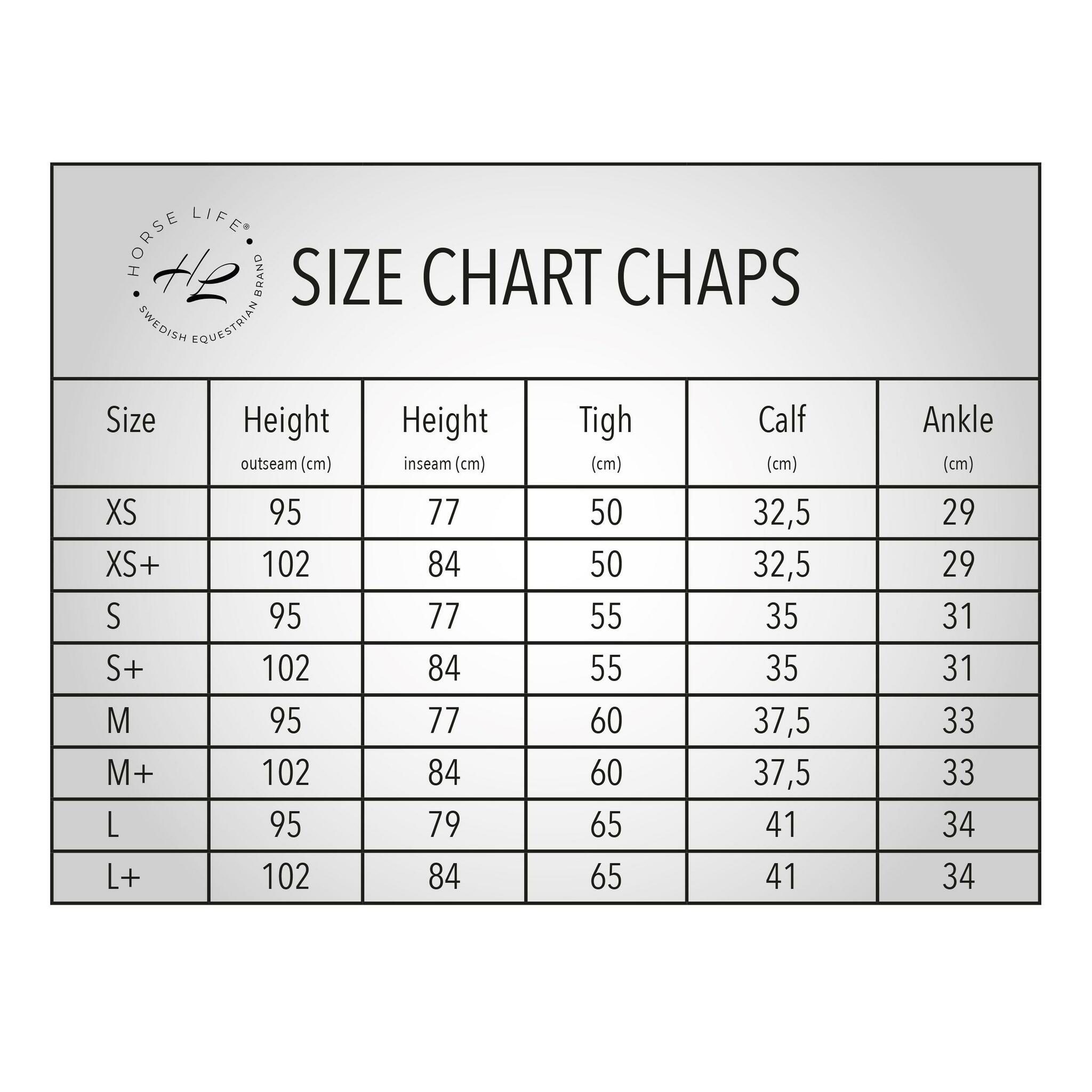 Långa chaps, XS-L, Horse Life bild 5