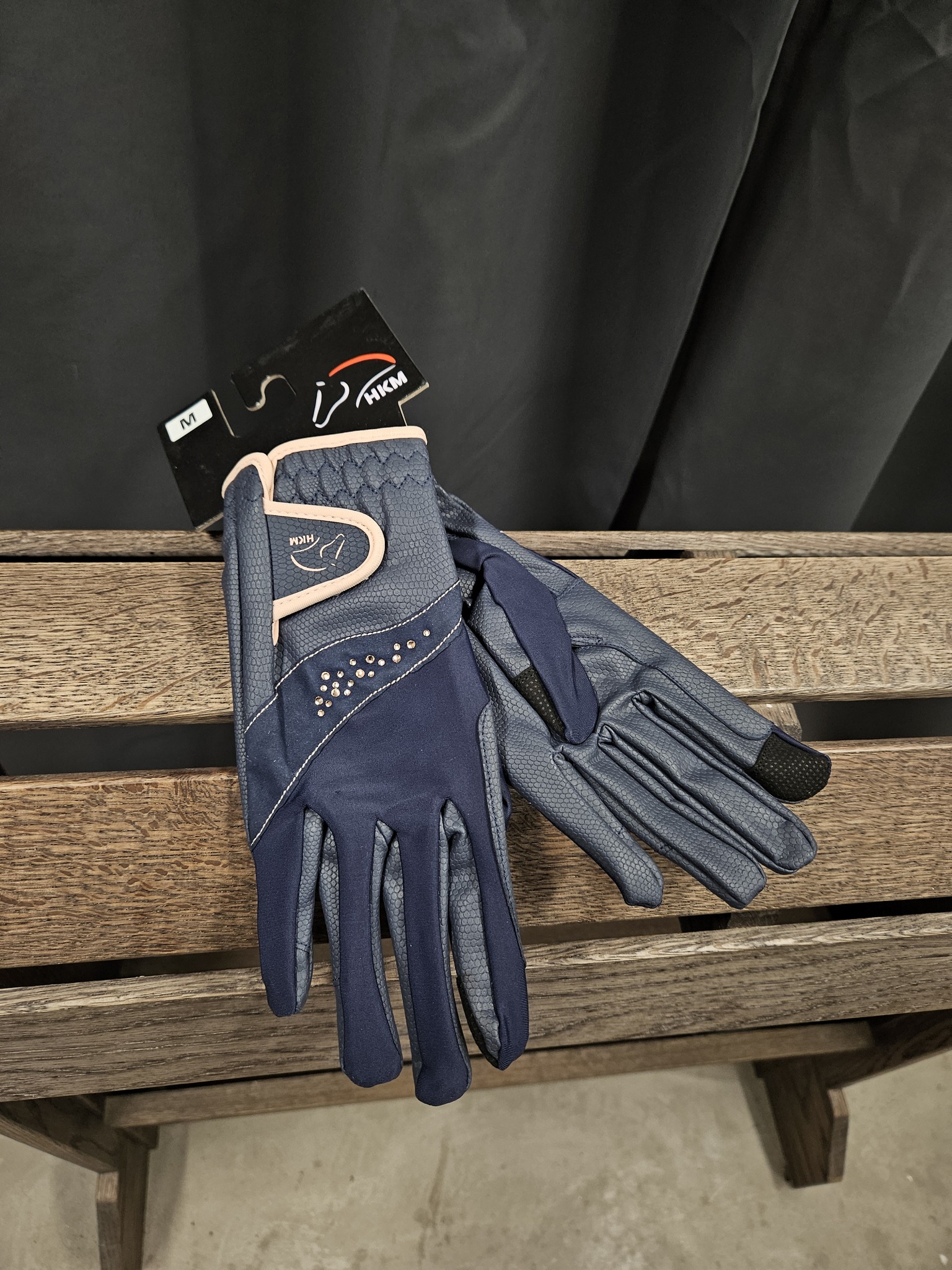 Ridhandskar, XS-XXL, HKM Rosegold Glamour bild 4