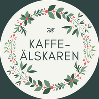 Julklappstips kaffeälskaren mugg i bioplast och kaffebönor