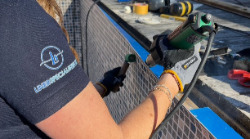 Platssvetsad poolliner - CGT Cyrus Sand - Linerspecialisten