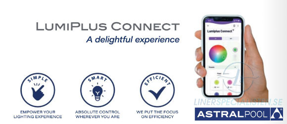 Poolbelysning AstralPool LumiPLus Connect - Linerspecialisten