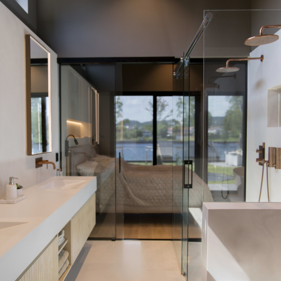 Isabell Westerdahls badrum @interiorbyisabell