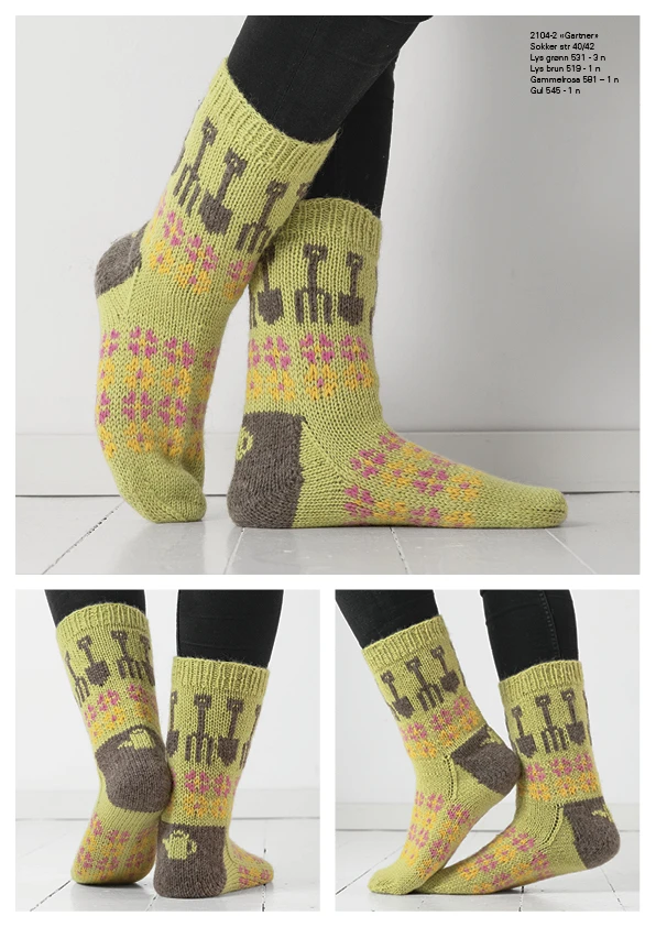 Modell 2104-2 – Gartner-sokken