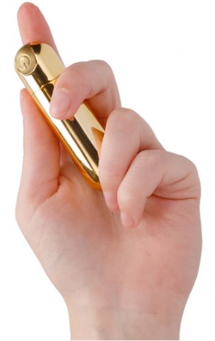 Alternativ bild 1 för Shots Toys: Rechargeable Bullet, 10 Speed, guld