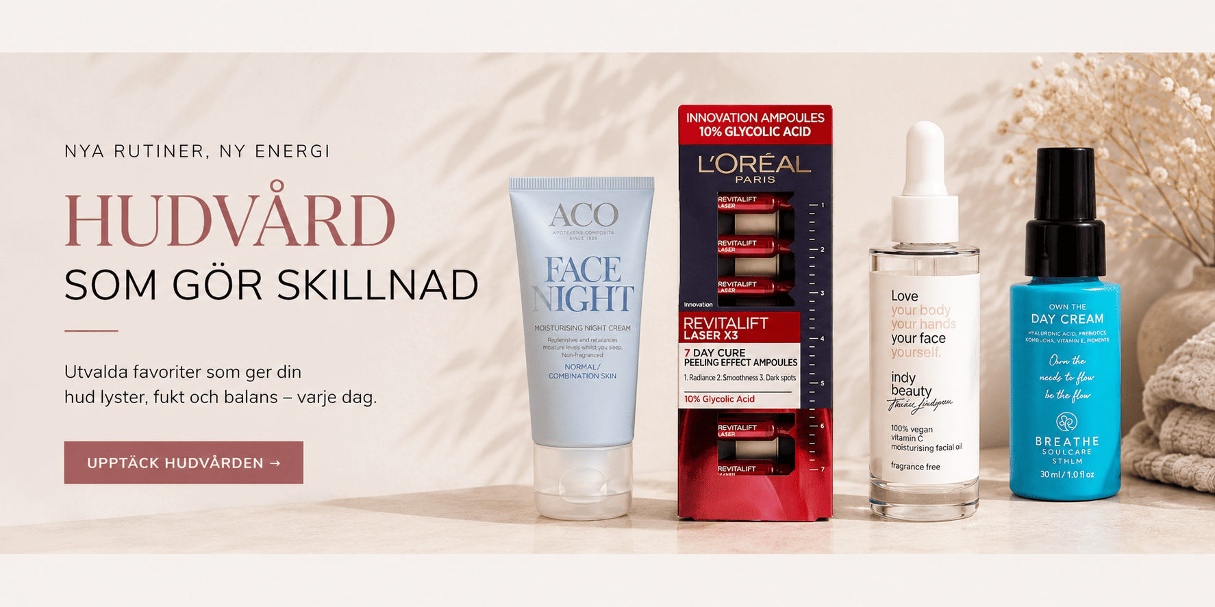Hudvård som gör skillnad – ansiktsvård hos Lashroom