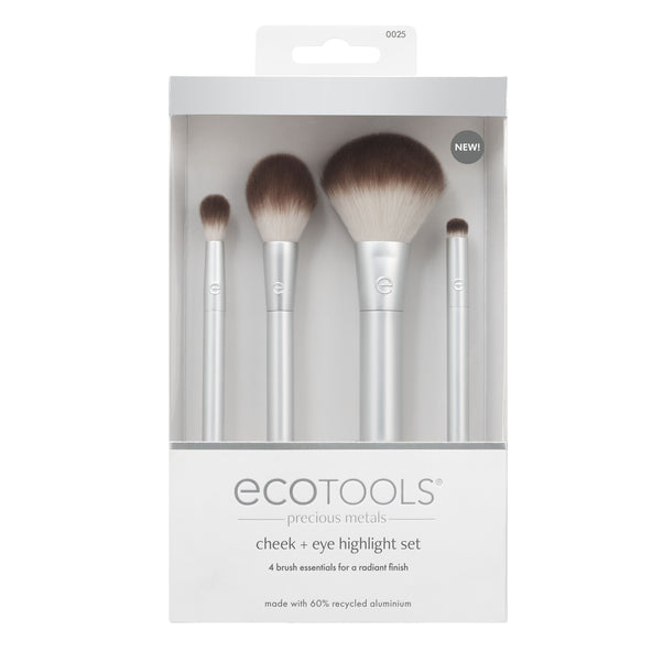 EcoTools Set of 4 Brushes Cheek Eye Highlight