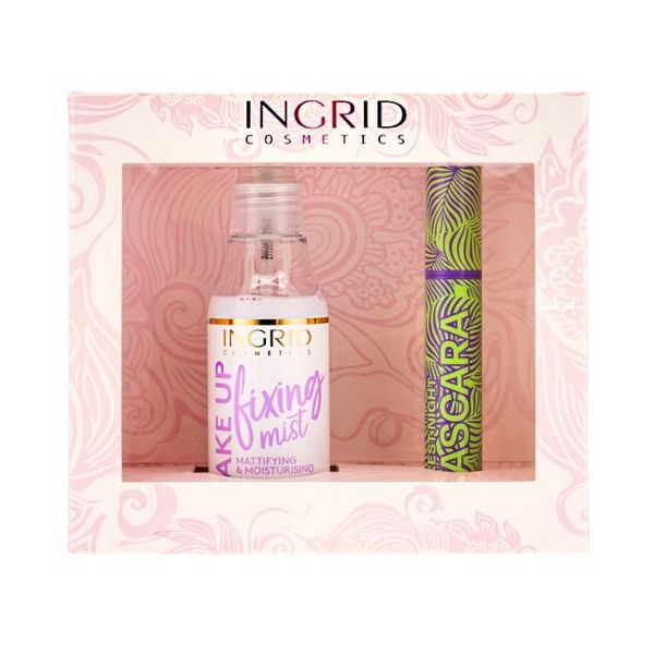 Ingrid Cosmetics Makeup Fixing Mist + Mascara