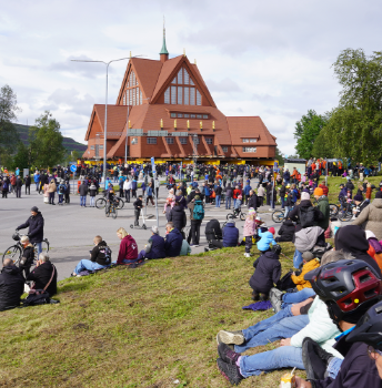 Axelväska Kiruna detalj