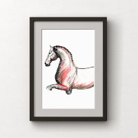 H & H Art Print - Dressage