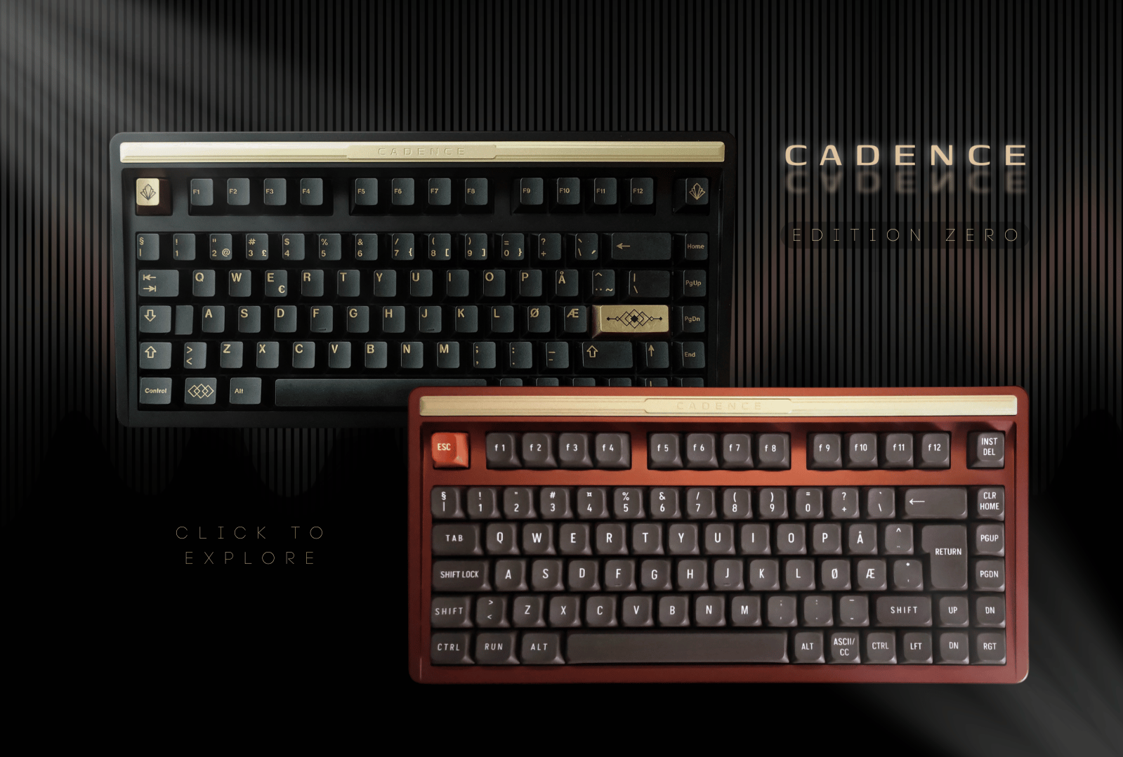 Drekiskip custom mechanical keyboard with brass weight