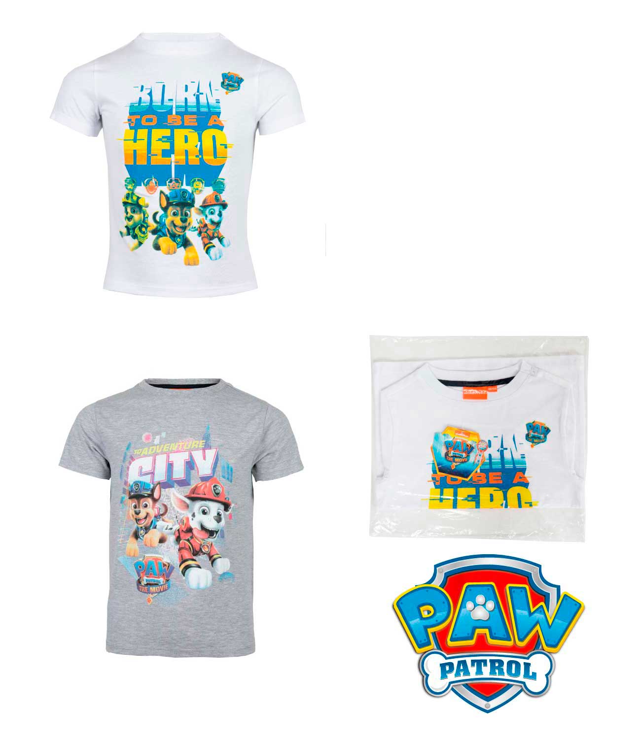 2 Pack Paw Patrol T-Shirt: 92