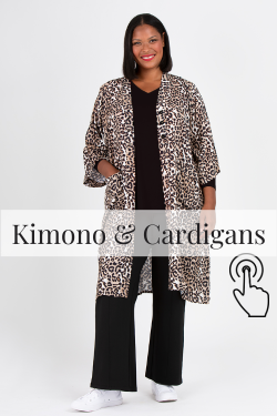 KIMONO OCH CARDIGANS I STORA STORLEKAR