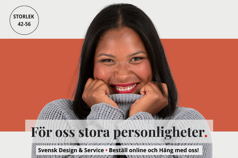 Klä dig snyggt och tryggt i stora storlekar