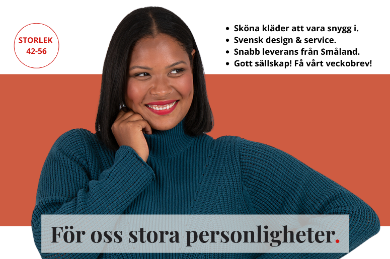 Klä dig snyggt och tryggt i stora storlekar