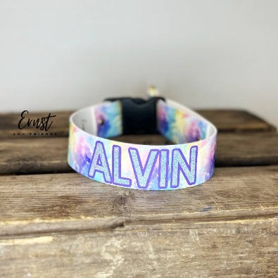 BioThane® halsband HALVSTRYP med knäppe 38mm