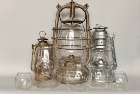 Olika glasmodeller till olika stormlyktor