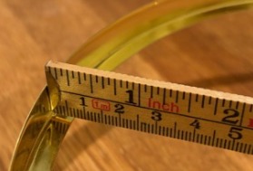 Hur mäter man delarna på en fotogenlampa