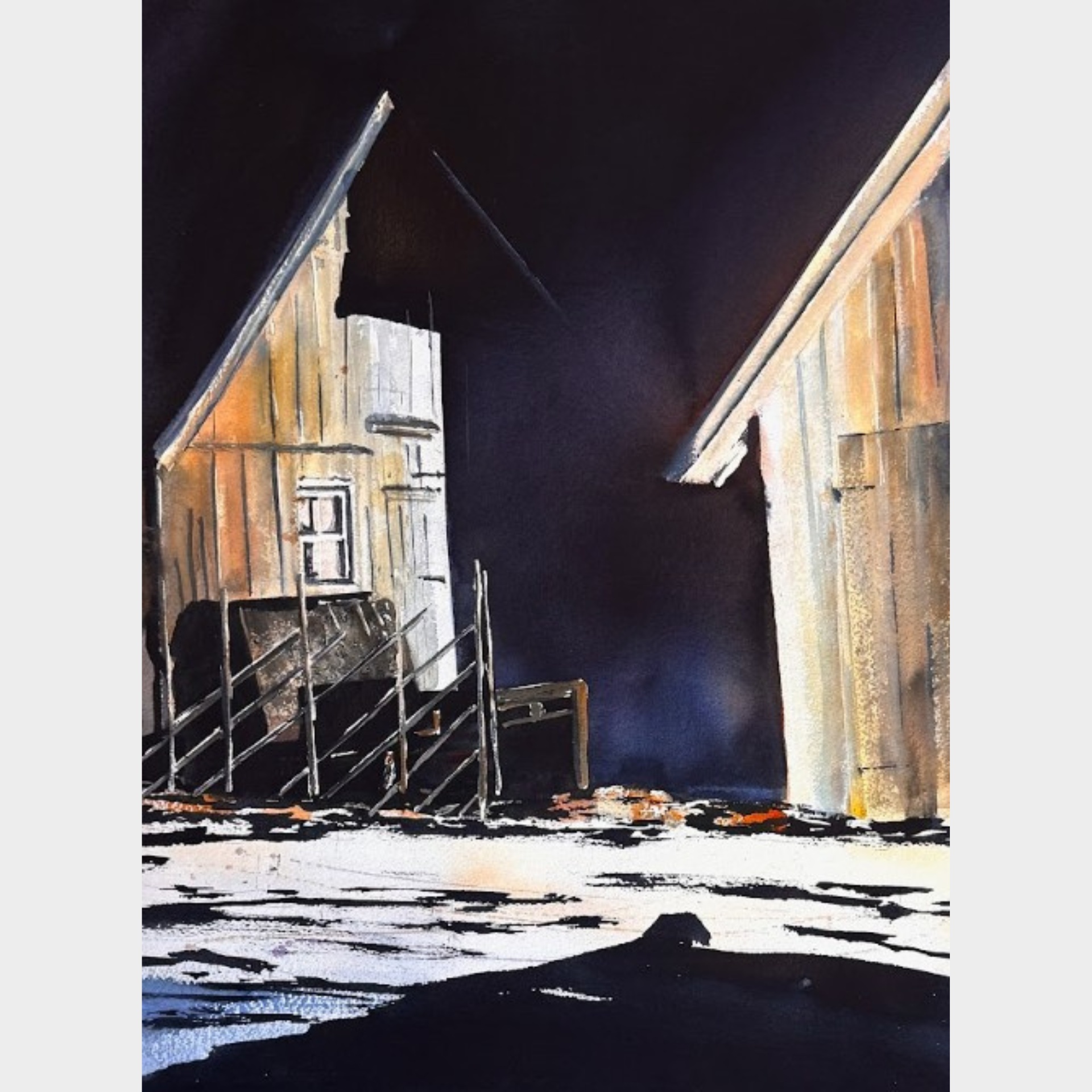 Vinternatt på Gotland