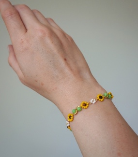 Solsikke armbånd