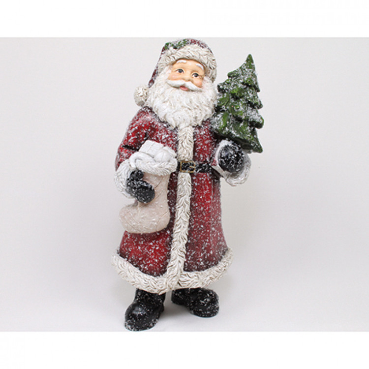Gammaldags Tomte Med Sno Och Glitter Inredning Och Dekoration