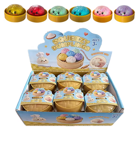Dumpling Glitter Squishy 8 cm Blind Box