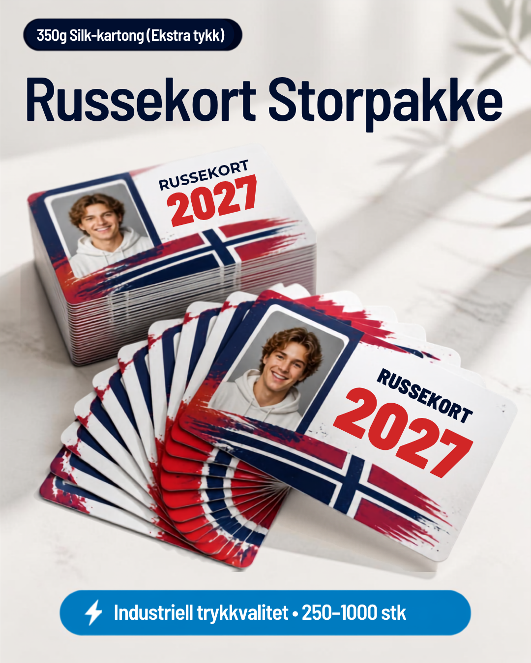 Russekort 2027 (1-sidig) – Kul Buttik