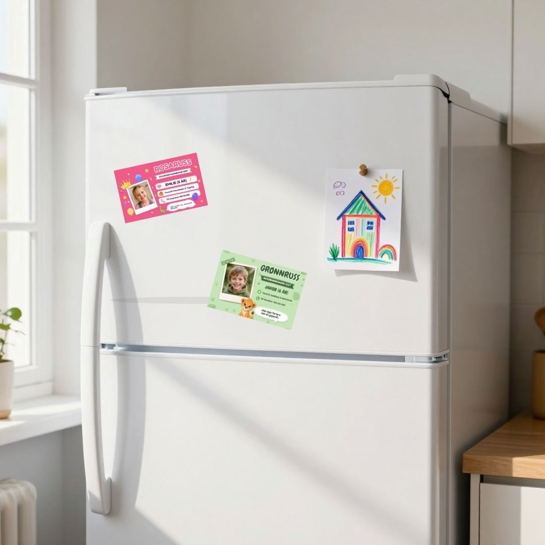 Barnehageruss Family Magnet – Kul Buttik