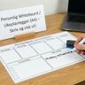 Personlig Whiteboard Ukeplanlegger A4 fra Kul Buttik