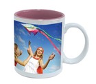 Mok binnenzijde roze