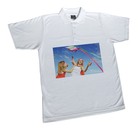 Polo T-shirt wit unisex